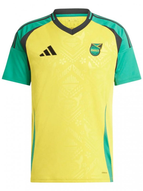 Jamaica maillot de football à domicile de la uniforme de football pour hommes premier kit de football haut de sport chemise 2024-2025